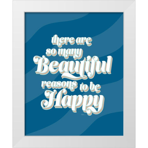 Beautiful White Modern Wood Framed Art Print by Carpentieri, Natalie