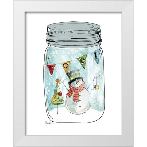 Snow Jar I White Modern Wood Framed Art Print by Finn, Livi