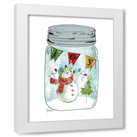 Snow Jar II White Modern Wood Framed Art Print by Finn, Livi