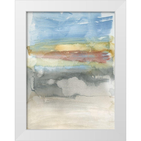 High Desert Sunset I White Modern Wood Framed Art Print by Jill, Susan