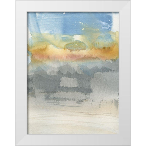 High Desert Sunset II White Modern Wood Framed Art Print by Jill, Susan