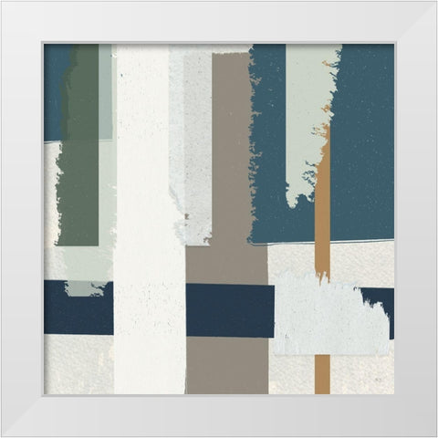 Close to the Edge II White Modern Wood Framed Art Print by Jill, Susan