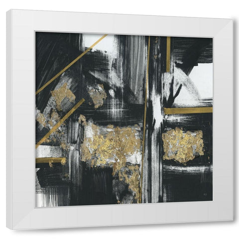 Ink to Paper White Modern Wood Framed Art Print by Jill, Susan