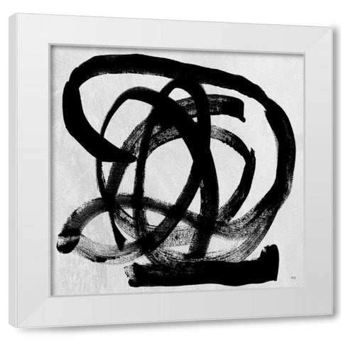 Paris Midnight White Modern Wood Framed Art Print by Jill, Susan