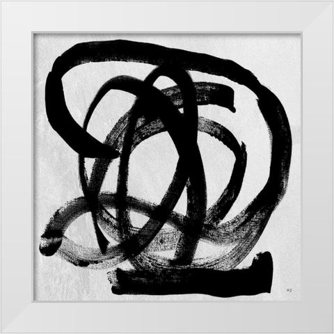Paris Midnight White Modern Wood Framed Art Print by Jill, Susan