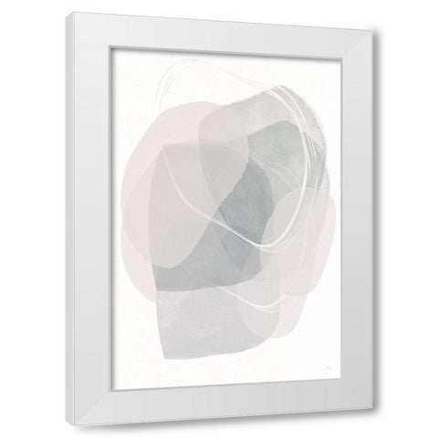River Jewels I White Modern Wood Framed Art Print by Jill, Susan