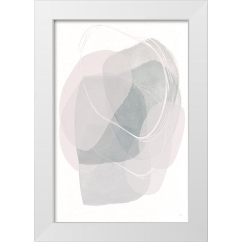 River Jewels I White Modern Wood Framed Art Print by Jill, Susan