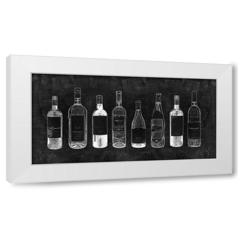 Wine Cellar White Modern Wood Framed Art Print by Carpentieri, Natalie