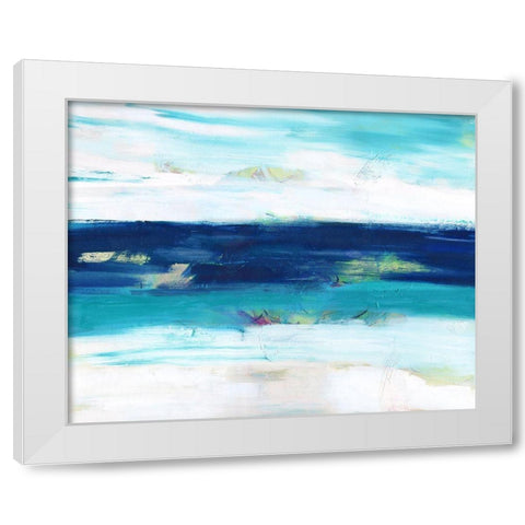 Above Us Only Sky White Modern Wood Framed Art Print by Shapiro, Judith