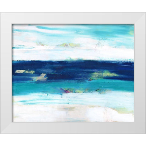 Above Us Only Sky White Modern Wood Framed Art Print by Shapiro, Judith