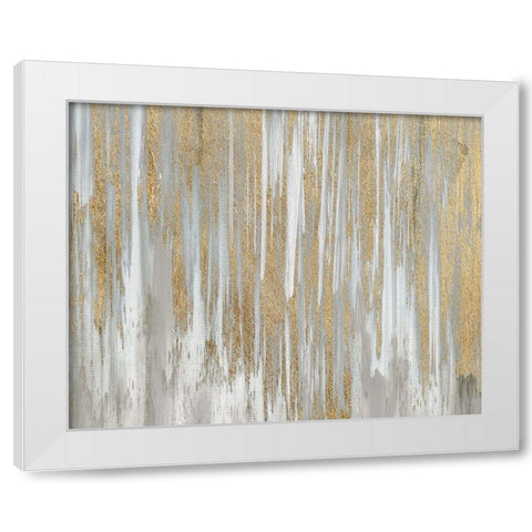 Behind the Waterfall White Modern Wood Framed Art Print by Jill, Susan