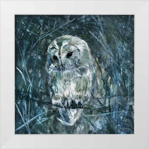 Deep in the Forest White Modern Wood Framed Art Print by Robinson, Carol