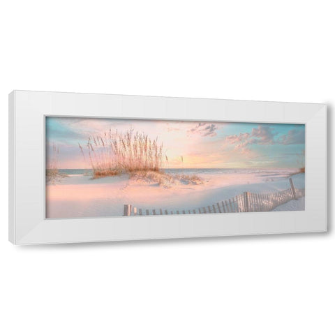 Through the Sea Grass White Modern Wood Framed Art Print by Calascibetta, Mike
