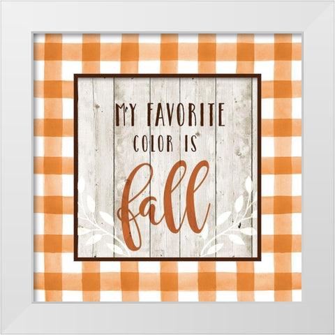 Favorite Color White Modern Wood Framed Art Print by Murray, Amanda