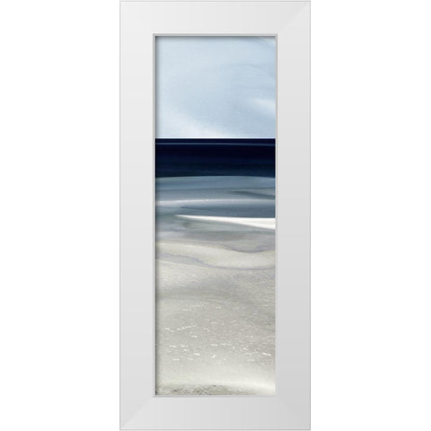 Tide Vista III White Modern Wood Framed Art Print by Delimont, Danita