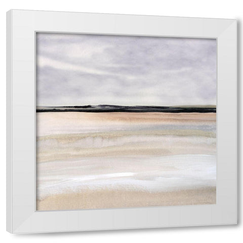 Far, Far Away White Modern Wood Framed Art Print by Jill, Susan
