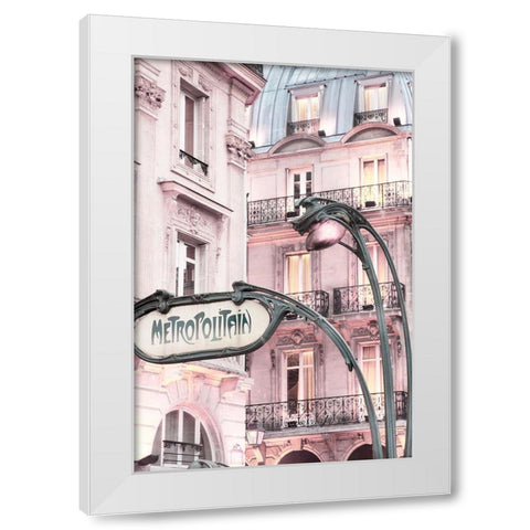 Metro White Modern Wood Framed Art Print by Delimont, Danita