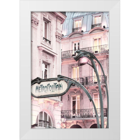 Metro White Modern Wood Framed Art Print by Delimont, Danita