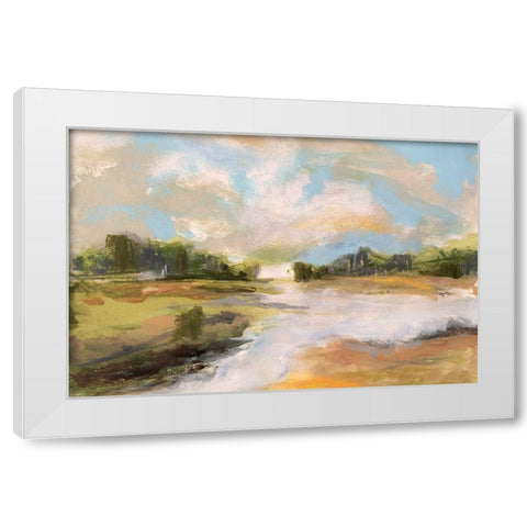 North Pond White Modern Wood Framed Art Print by Jill, Susan