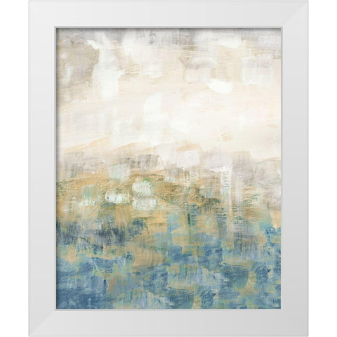 Color Block Meadow I White Modern Wood Framed Art Print by Nan