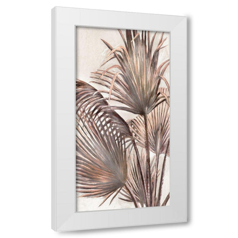 Sedona Palm II White Modern Wood Framed Art Print by Pattinian, Merri