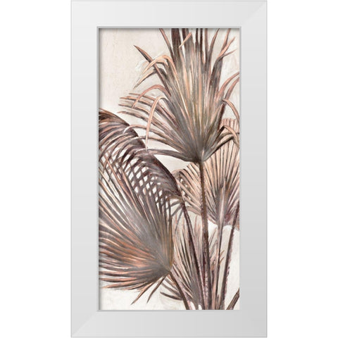 Sedona Palm II White Modern Wood Framed Art Print by Pattinian, Merri