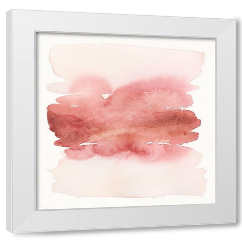Pinkish II White Modern Wood Framed Art Print by Brockmon, Kristen