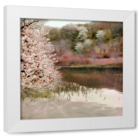 Fell the Joy of Spring White Modern Wood Framed Art Print by Weisz, Irene