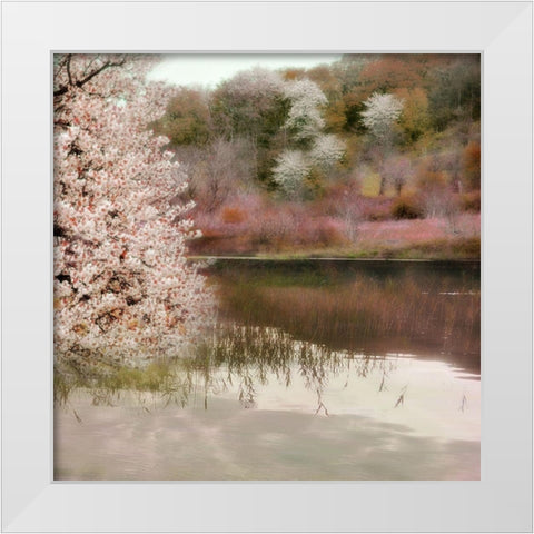 Fell the Joy of Spring White Modern Wood Framed Art Print by Weisz, Irene