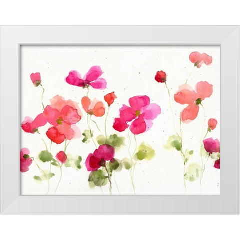 Watery Cosmos I White Modern Wood Framed Art Print by Swatland, Katie