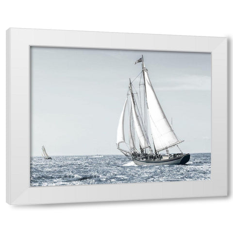Cape Ann Winds White Modern Wood Framed Art Print by Delimont, Danita