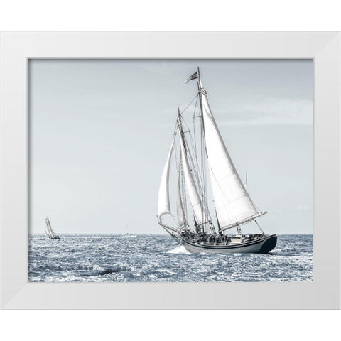 Cape Ann Winds White Modern Wood Framed Art Print by Delimont, Danita