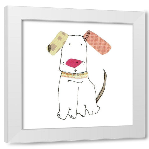 Dog Nature II White Modern Wood Framed Art Print by Pope, Katherine and Elizabeth