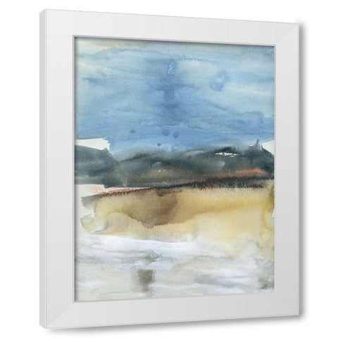 Mountain Shadows I White Modern Wood Framed Art Print by Jill, Susan