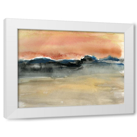 Indian Wells White Modern Wood Framed Art Print by Jill, Susan