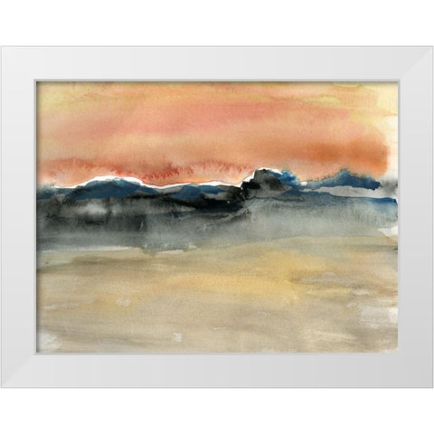 Indian Wells White Modern Wood Framed Art Print by Jill, Susan