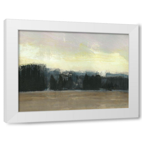 Mountain Frost White Modern Wood Framed Art Print by Jill, Susan