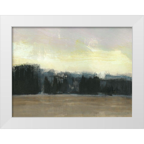 Mountain Frost White Modern Wood Framed Art Print by Jill, Susan