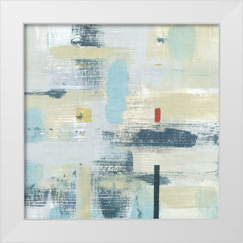 Cali I White Modern Wood Framed Art Print by Jill, Susan