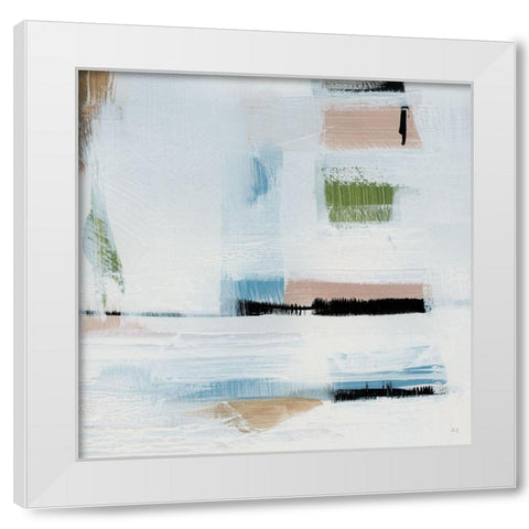 Faraway Sunset I White Modern Wood Framed Art Print by Jill, Susan