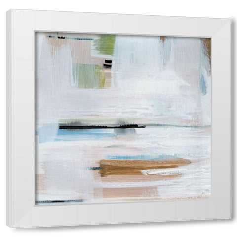 Faraway Sunset II White Modern Wood Framed Art Print by Jill, Susan
