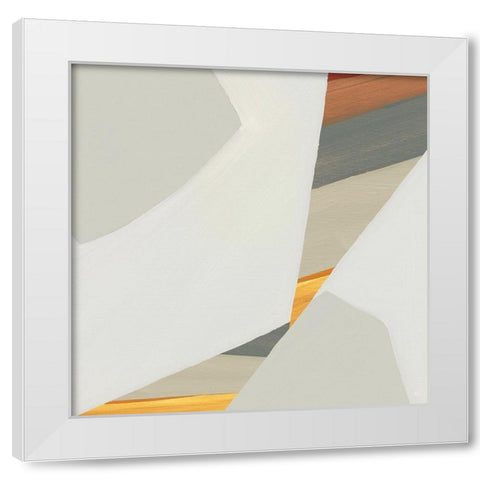 Desert Shadows I White Modern Wood Framed Art Print by Jill, Susan