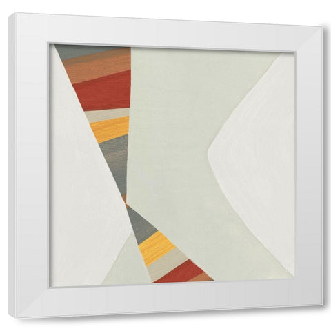 Desert Shadows II White Modern Wood Framed Art Print by Jill, Susan