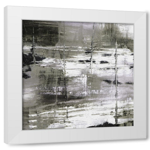 Morning Path I White Modern Wood Framed Art Print by Jill, Susan