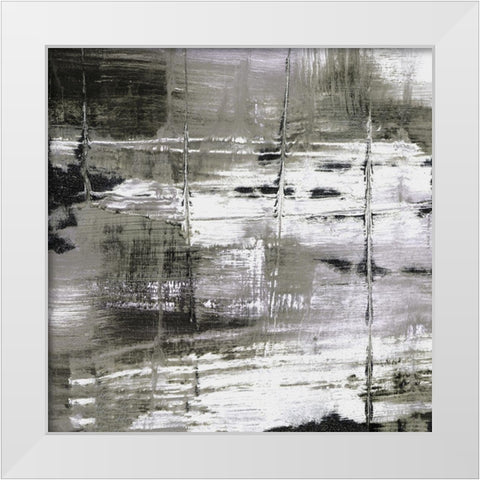 Morning Path I White Modern Wood Framed Art Print by Jill, Susan