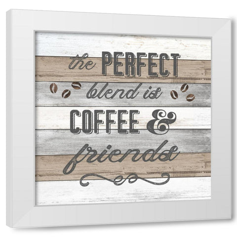 Perfect Blend White Modern Wood Framed Art Print by Carpentieri, Natalie