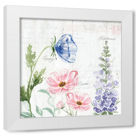 Garden Love Letters IV White Modern Wood Framed Art Print by Brockmon, Kristen