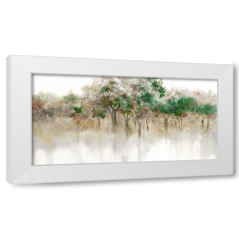 Subtle Meadow Reflections White Modern Wood Framed Art Print by Robinson, Carol
