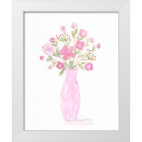 Boho Pinwheel Bouquet I White Modern Wood Framed Art Print by Swatland, Sally