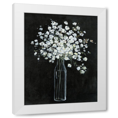 Filled with Spring White Modern Wood Framed Art Print by Swatland, Sally